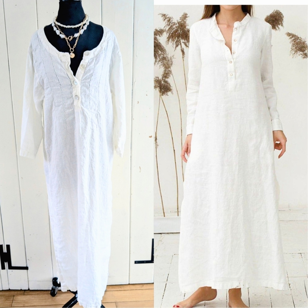 🌴Linen Kaftan sz M